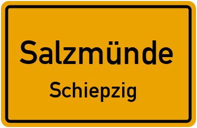 Straßenverzeichnis Salzmünde Schiepzig