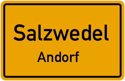 Straßenverzeichnis Salzwedel Andorf