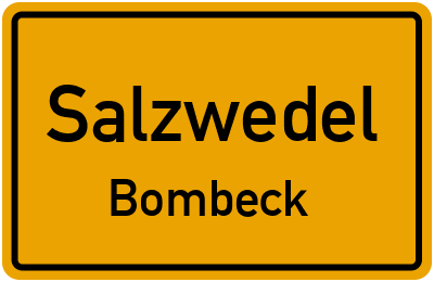 Straßenverzeichnis Salzwedel Bombeck