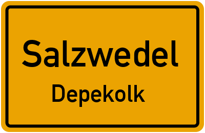 Straßenverzeichnis Salzwedel Depekolk