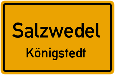 Straßenverzeichnis Salzwedel Königstedt