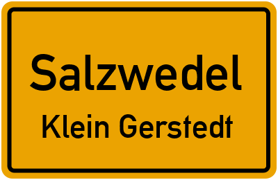 Straßenverzeichnis Salzwedel Klein Gerstedt