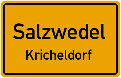 Straßenverzeichnis Salzwedel Kricheldorf