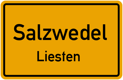 Straßenverzeichnis Salzwedel Liesten