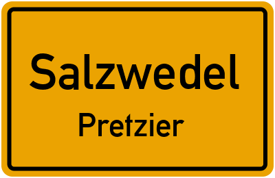 Straßenverzeichnis Salzwedel Pretzier