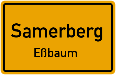 Straßenverzeichnis Samerberg Eßbaum