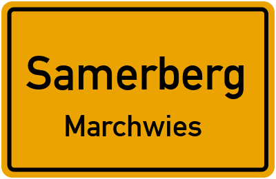 Ortsschild Samerberg Marchwies