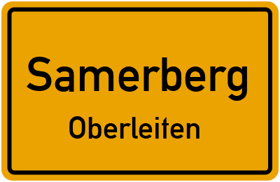 Straßenverzeichnis Samerberg Oberleiten