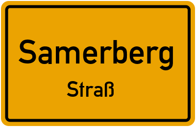 Straßenverzeichnis Samerberg Straß