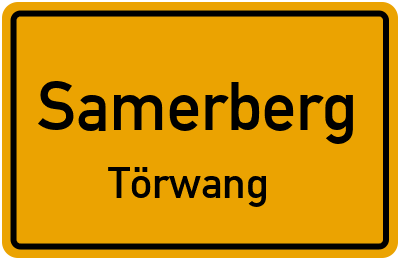 Straßenverzeichnis Samerberg Törwang