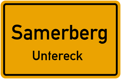 Straßenverzeichnis Samerberg Untereck