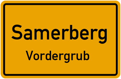 Straßenverzeichnis Samerberg Vordergrub