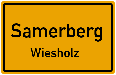 Straßenverzeichnis Samerberg Wiesholz