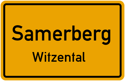 Straßenverzeichnis Samerberg Witzental