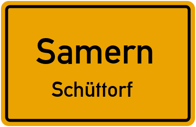 Straßenverzeichnis Samern Schüttorf