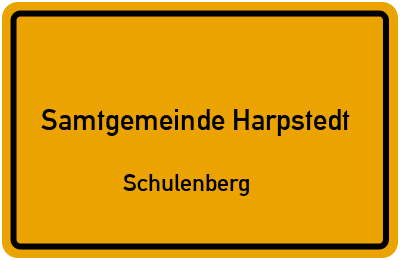 Straßenverzeichnis Samtgemeinde Harpstedt Schulenberg