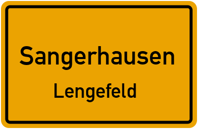Straßenverzeichnis Sangerhausen Lengefeld