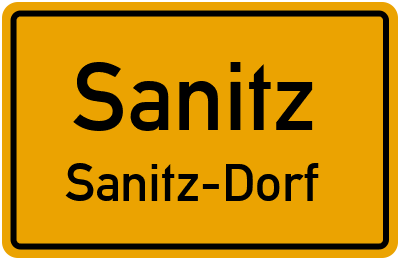 Straßenverzeichnis Sanitz Sanitz-Dorf