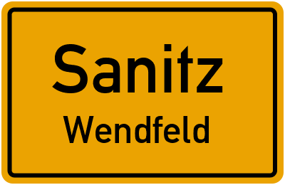 Straßenverzeichnis Sanitz Wendfeld