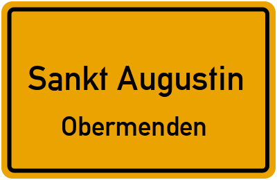 Straßenverzeichnis Sankt Augustin Obermenden