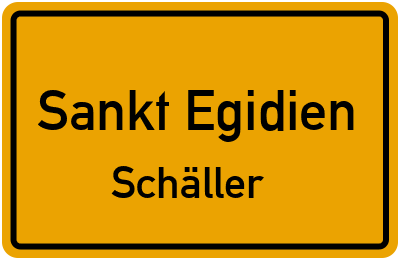 Straßenverzeichnis Sankt Egidien Schäller