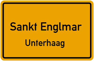 Straßenverzeichnis Sankt Englmar Unterhaag