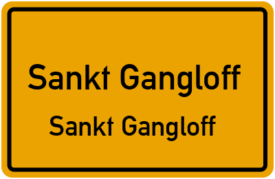 Straßenverzeichnis Sankt Gangloff Sankt Gangloff