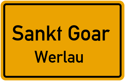 Straßenverzeichnis Sankt Goar Werlau