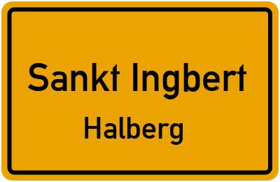 Straßenverzeichnis Sankt Ingbert Halberg