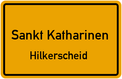 Straßenverzeichnis Sankt Katharinen Hilkerscheid