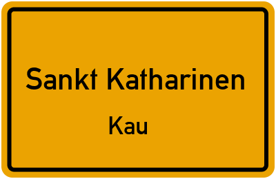 Straßenverzeichnis Sankt Katharinen Kau