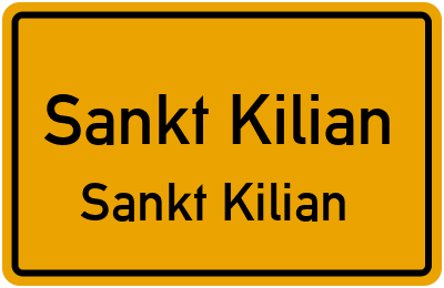 Straßenverzeichnis Sankt Kilian Sankt Kilian