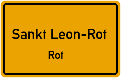 Straßenverzeichnis Sankt Leon-Rot Rot
