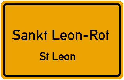 Straßenverzeichnis Sankt Leon-Rot St Leon