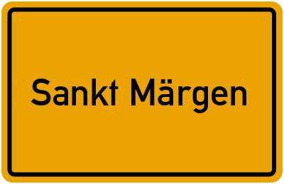 Ortsschild von Gemeinde Sankt Märgen in Baden-Württemberg