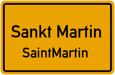 Straßenverzeichnis Sankt Martin SaintMartin