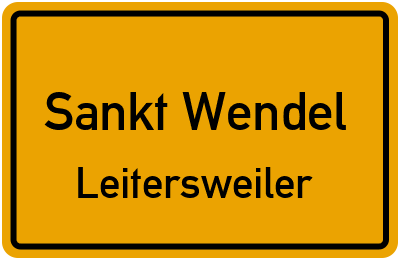 Straßenverzeichnis Sankt Wendel Leitersweiler