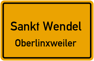 Straßenverzeichnis Sankt Wendel Oberlinxweiler