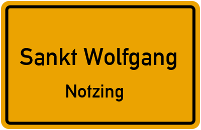 Straßenverzeichnis Sankt Wolfgang Notzing