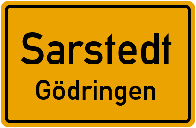 Ortsschild Sarstedt Gödringen