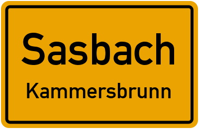Straßenverzeichnis Sasbach Kammersbrunn