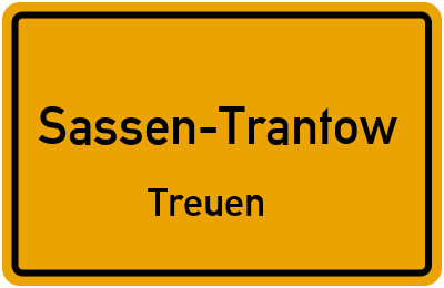 Straßenverzeichnis Sassen-Trantow Treuen