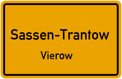 Straßenverzeichnis Sassen-Trantow Vierow