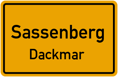 Straßenverzeichnis Sassenberg Dackmar