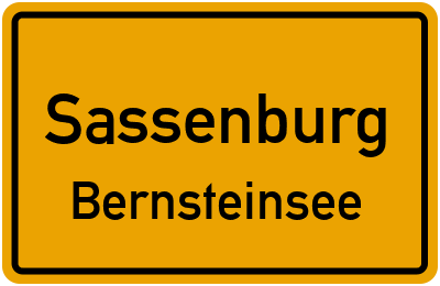 Straßenverzeichnis Sassenburg Bernsteinsee