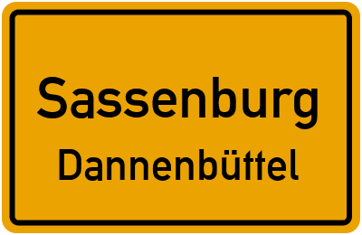Straßenverzeichnis Sassenburg Dannenbüttel