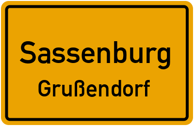 Straßenverzeichnis Sassenburg Grußendorf