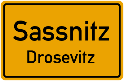 Straßenverzeichnis Sassnitz Drosevitz