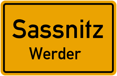 Straßenverzeichnis Sassnitz Werder