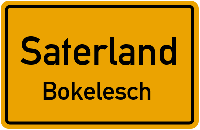 Straßenverzeichnis Saterland Bokelesch